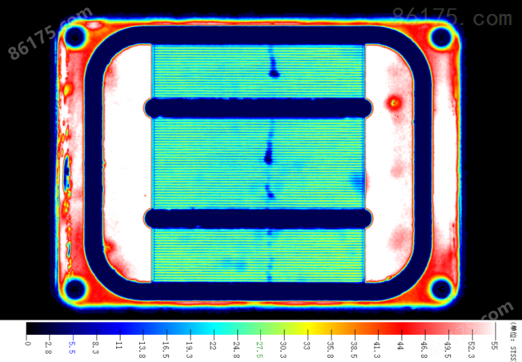 水浸超声显微镜 水冷板内部钎焊检测 C-SAM