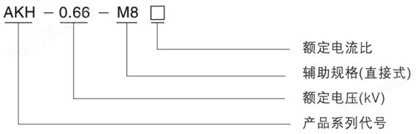 安科瑞AKH-0.66/M8 100/5A型电流互感器 低压抽屉柜示例图1